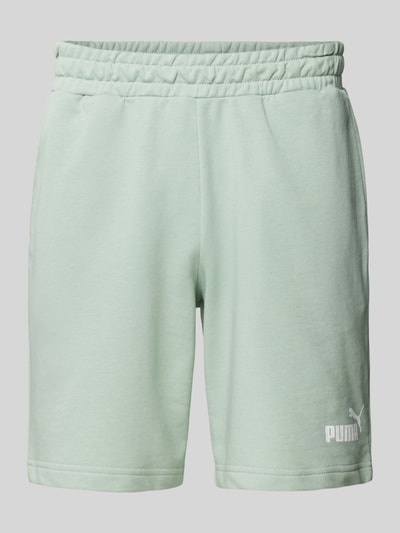 PUMA PERFORMANCE Regular Fit Sweatshorts mit Label-Print Lind 1