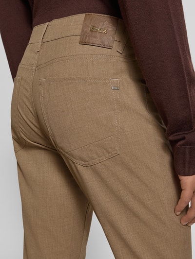Brax Straight Fit Stoffhose mit 5-Pocket-Design Camel 3