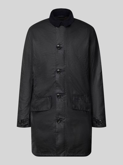 Barbour Funktionsmantel mit gewachster Oberfläche Marine 1