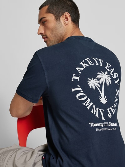 Tommy Jeans T-Shirt mit Statement-Print Marine 3