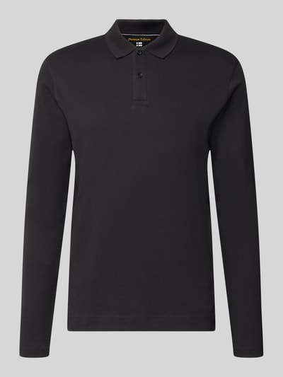 Christian Berg Men Regular Fit Poloshirt aus reiner Baumwolle Black 1