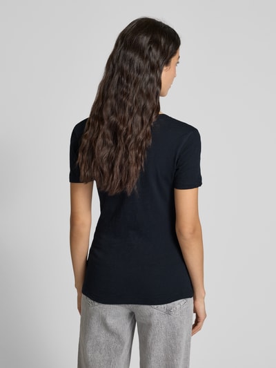 Marc O'Polo Shaped Fit T-Shirt aus reiner Baumwolle  Marine 5
