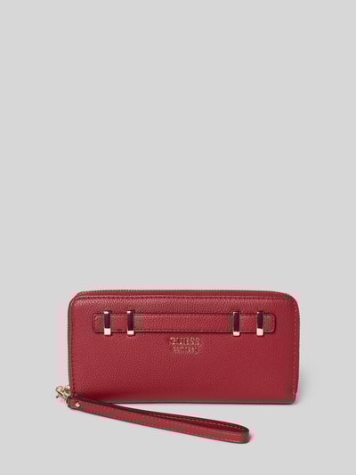 Guess Portemonnaie mit Label-Detail Modell 'GREGORIA' Rot 1