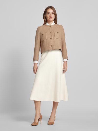 Marc Cain Midirok met elastische band Ecru - 1