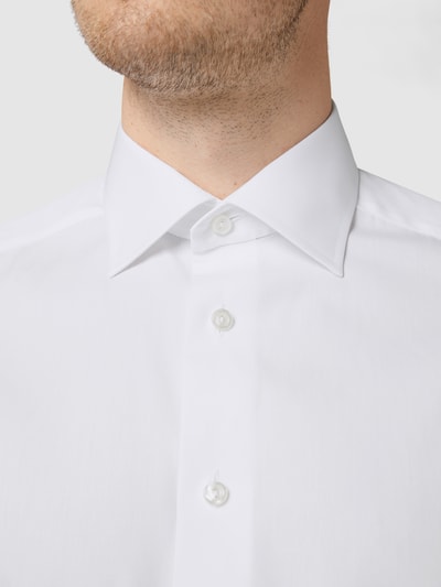 Eton Regular fit zakelijk overhemd van popeline  Wit - 3