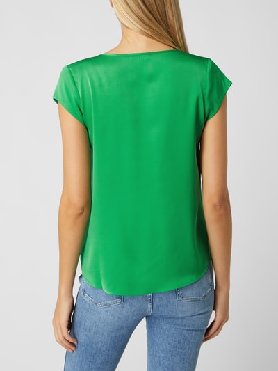 Repeat Blouseshirt met V-hals Lichtturquoise - 5