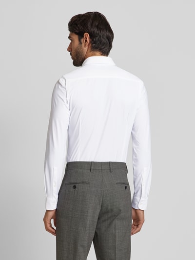 Jake*s Super Slim Fit Businesshemd mit Kentkragen Weiss 5