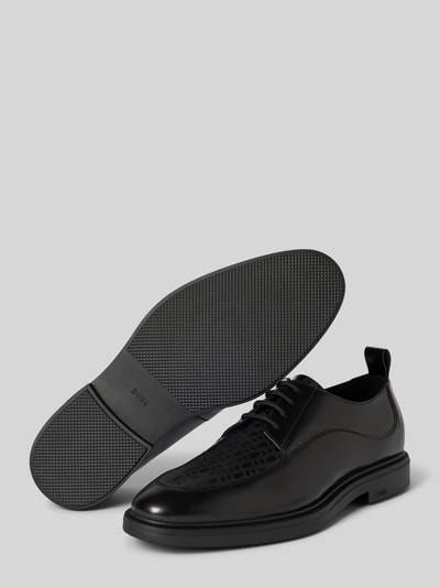 BOSS Derby-Schuhe aus Leder Modell 'Larry' Black 3