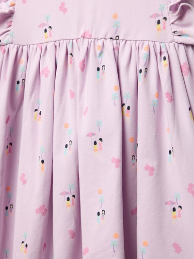 s.Oliver RED LABEL Tailliertes Freizeitkleid mit Volantärmeln Lavender 2