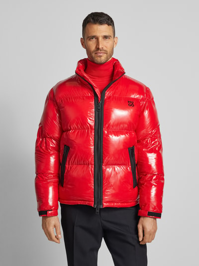 HUGO Steppjacke mit Stehkragen Modell 'Biron' Rot 4