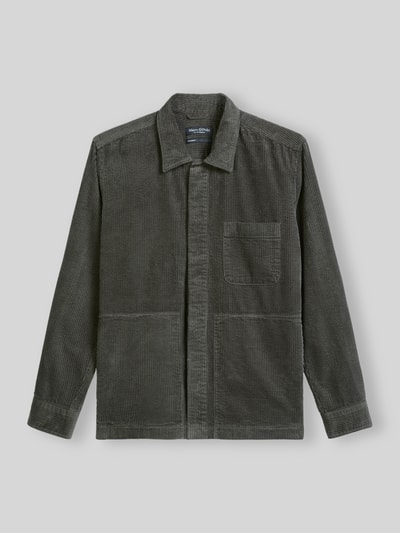 Marc O'Polo Oversized Cordhemd mit Woll-Anteil Dunkelbraun 2