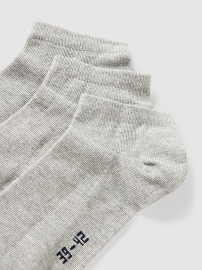 CHAMPION Sneakersocken mit Label-Detail im 3er-Pack Modell 'Sneaker Sock' Mittelgrau Melange 2