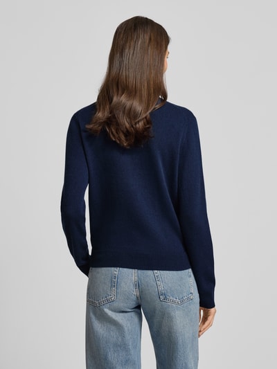 Tommy Hilfiger Regular fit pullover van een mix van wol en kasjmier Marineblauw - 5