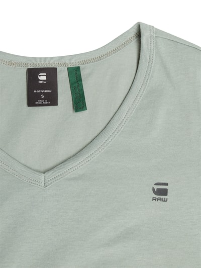 G-Star Raw Slim Fit T-Shirt mit Logo-Detail Modell 'Eyben' Oliv 2
