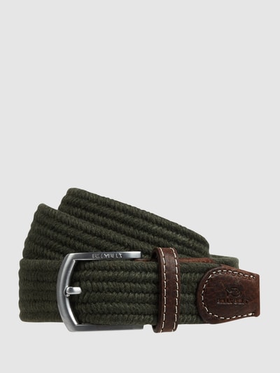 Billybelt Riem met wol  Groen - 1