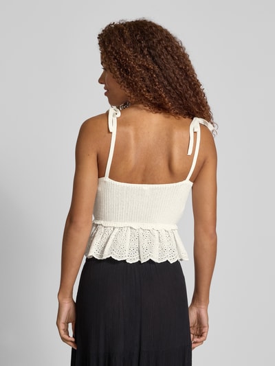 Only Slim Fit Trägertop aus Baumwoll-Mix Modell 'KRISTIN' Offwhite 5