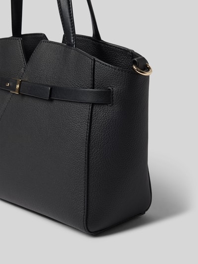 Produktfoto, Henkeltasche aus Rindsleder Modell 'REVERS' von BOSS, Optik: Unifarben, rechteckig, Label-Prägung, Tragehenkel, Schulterriemen, Hauptfach, Reißverschluss, echtes Rindsleder