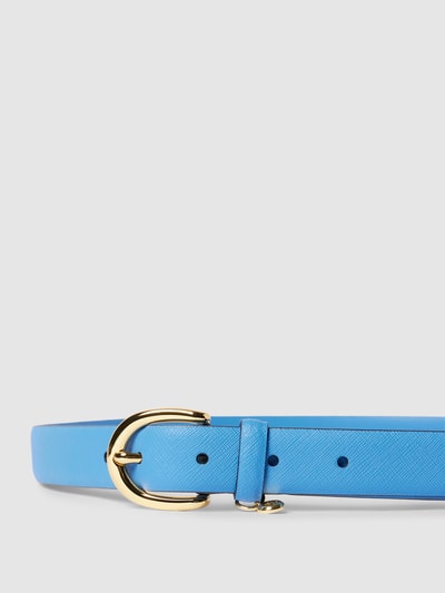 Lauren Ralph Lauren Riem met labeldetail, model 'CHARM' Blauw - 2