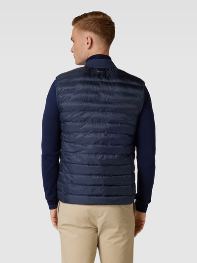 Gant Steppweste mit Label-Print Marine 5