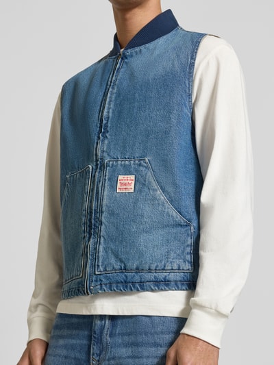 Levi's® Regular Fit Weste in Denim-Optik Modell 'Sansome' Jeansblau 3