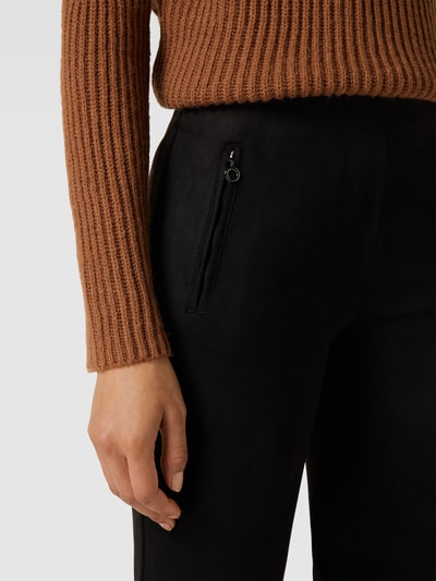 Christian Berg Woman Hose mit Reißverschlusstaschen Schwarz 3
