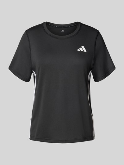 adidas Sportswear Regular fit T-shirt met logo en ronde hals Zwart - 2