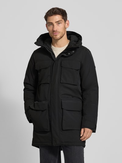 Didriksons Parka z kieszeniami z patką model ‘AIDEN’ Czarny 4