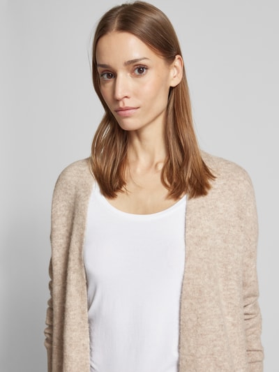 Christian Berg Woman Longcardigan mit überschnittenen Schultern Beige Melange 3