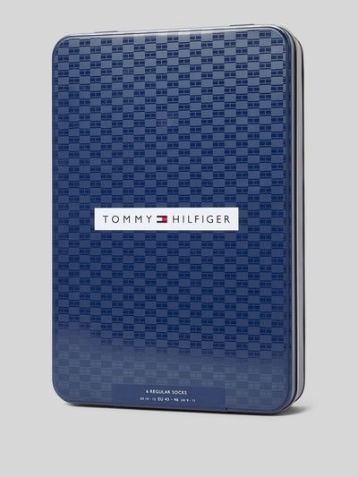 Tommy Hilfiger Socken aus Baumwoll-Mix im 6er-Pack Dunkelgrau 3
