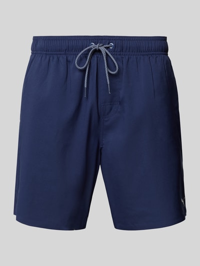 Puma Badehose mit Label-Print und elastischem Bund Marine 1