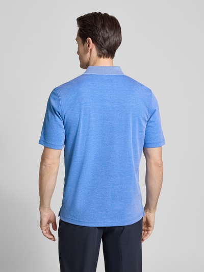 Christian Berg Men Regular Fit Poloshirt mit Brusttasche Blau 5