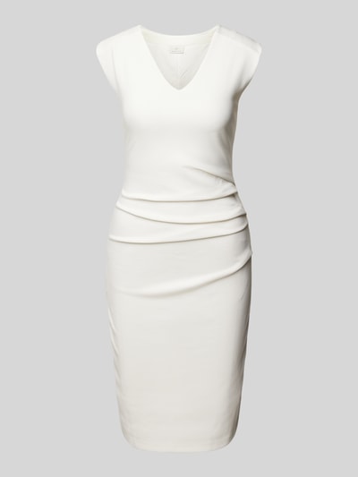 Kaffe Minikleid mit Raffungen Modell 'india' Offwhite 2