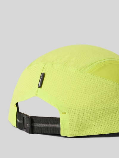 Salomon Cap mit Logo Modell 'SENSE AERO CAP' Neon Gelb 3