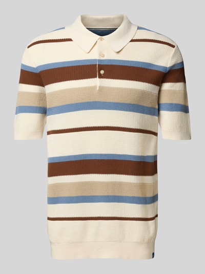 Scotch & Soda Poloshirt mit kurzer Knopfleiste Offwhite 2