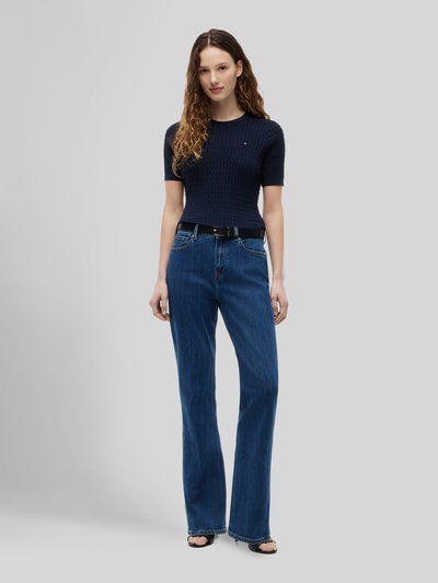 Tommy Hilfiger Bootcut-jeans van katoenmix Donkerblauw - 1