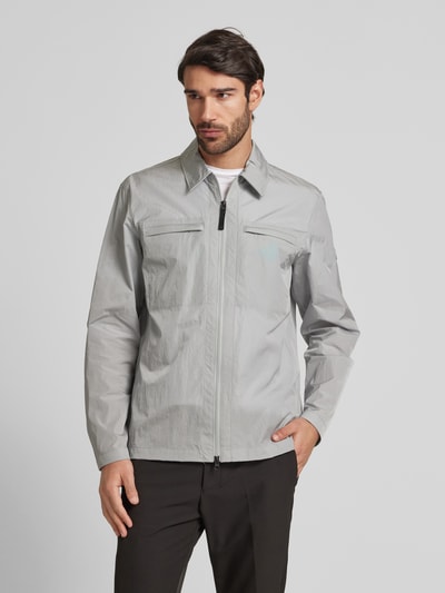 AlphaTauri Jack met tweewegsritssluiting, model 'OLUM' Lichtgrijs - 4