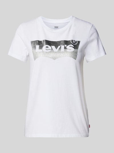 Levi's® T-Shirt mit Label-Print Weiss 1