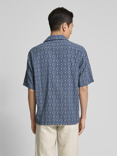 Jack & Jones Premium Regular fit vrijetijdsoverhemd met 1/2-mouwen, model 'BLUVINCENT' Rookblauw - 5