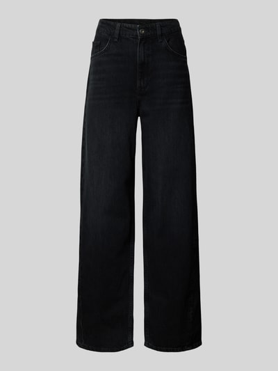 Mango Barrel Fit Jeans mit Eingrifftaschen Modell 'CHARLOT' Anthrazit 2