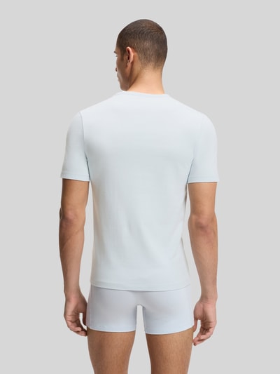 BOSS T-shirty o kroju slim fit z czystej bawełny w zestawie 3 szt. Niebieski 4