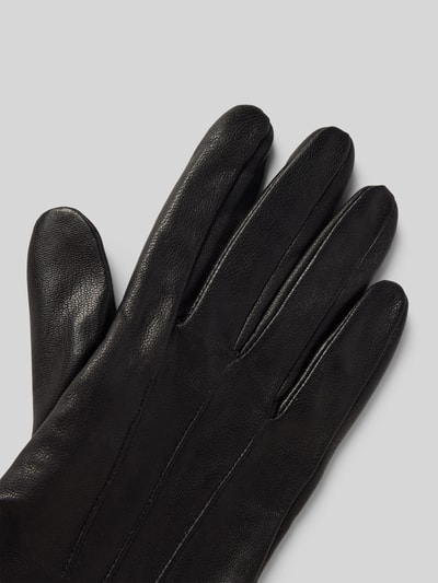 EEM Rękawiczki z prążkowanym wykończeniem Czarny 3