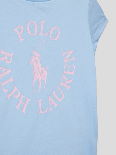 Polo Ralph Lauren Kids T-Shirt mit Label-Print Bleu 2