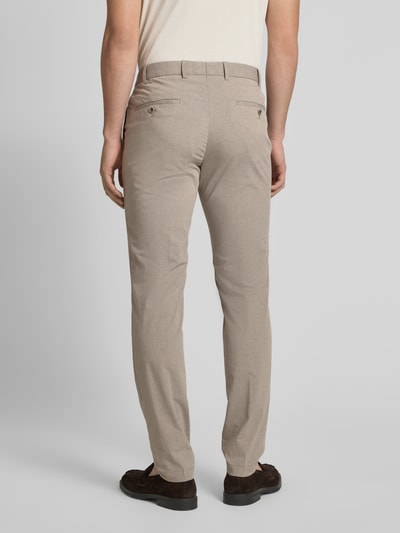 Hiltl Anzughose mit Paspeltaschen Modell 'Tarent' Taupe 5