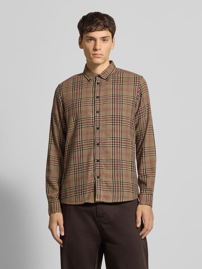 Blend Vrijetijdsoverhemd met knoopsluiting, model 'ATLAN' Zwart - 4