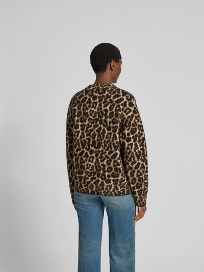 Anine Bing Relaxed Fit Pullover aus Woll-Alpaka-Mix Mittelbraun 5