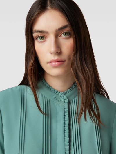 Jake*s Collection Blouse met ruchedetails Mintgroen - 3