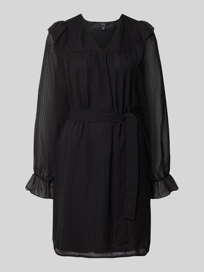 Vero Moda A-Linien-Kleid mit Taillengürtel Modell 'PETRA' Black 2