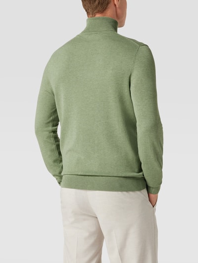 MCNEAL Longsleeve mit geripptem Rollkragen Mint Melange 5