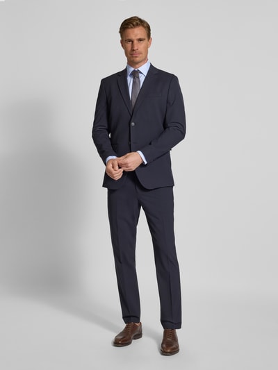 Jake*s Slim Fit Business-Hemd mit Kentkragen Bleu 1