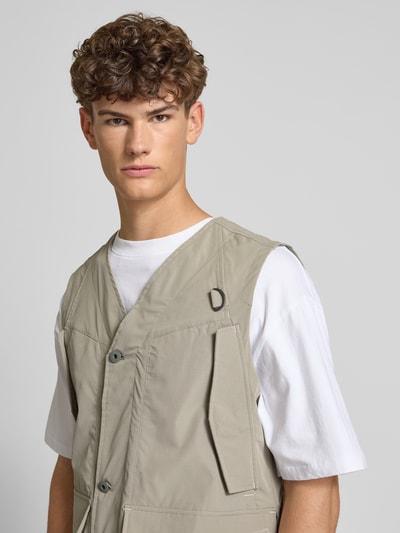 G-Star Raw Gilet met klepzakken Lichtgrijs - 3